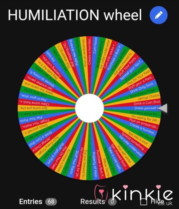 1 Month UNLIMITED Humiliation Wheel Spin [On Any Wheel!]