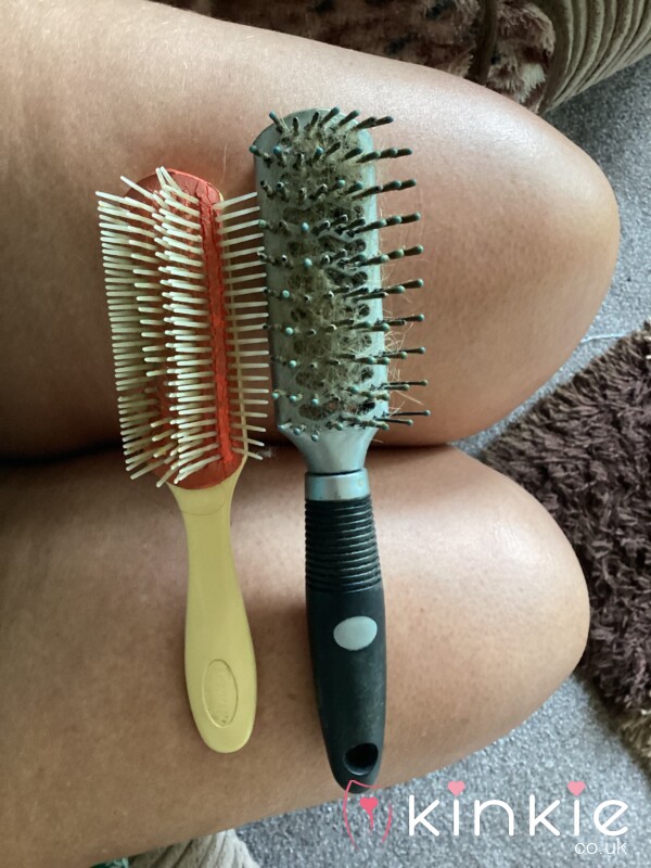 2 Used Hairbrushes