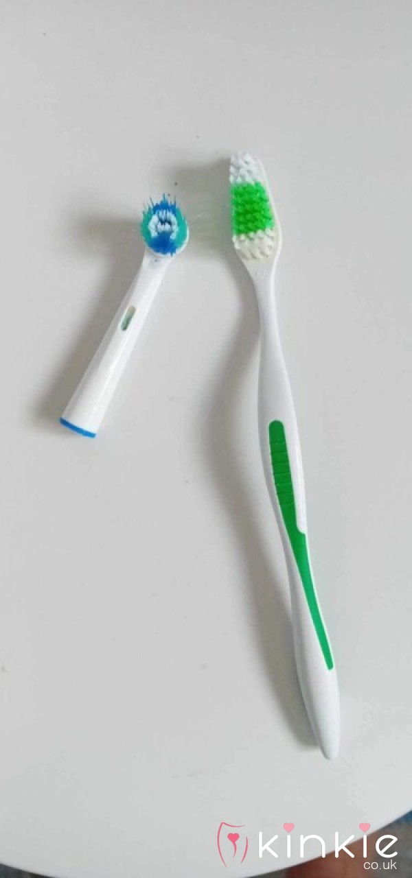 2 Used Toothbrushes