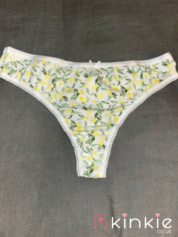 24 Hour Cotton Horse Riding Thong + No Wipe 🍋