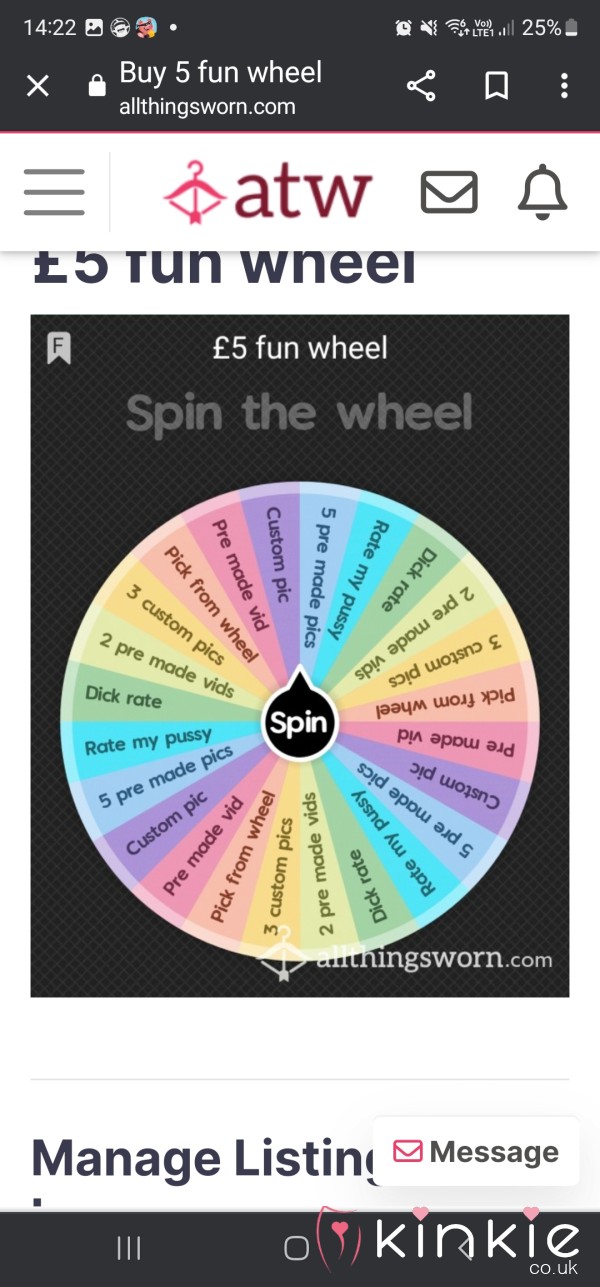 £5 Fun Wheel