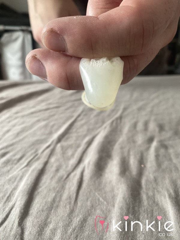 Alpha Male C*m In Used Condom