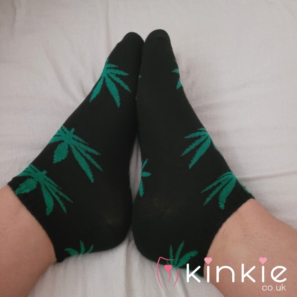 Black And Green Trainers Socks