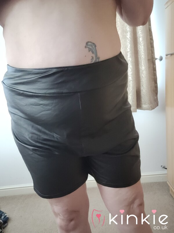 Black Pvc Shorts