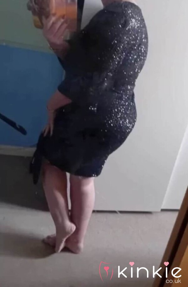 Blk Sequin Dress