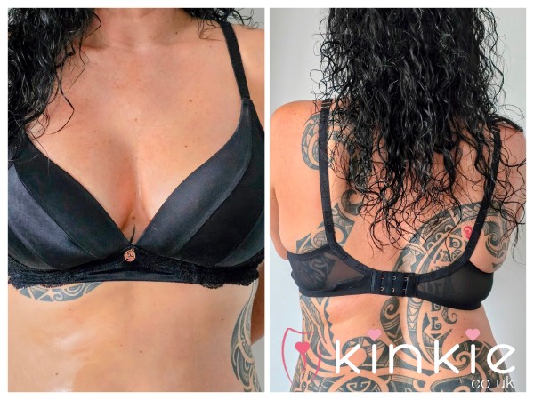 Bra For Sale - Very Well Worn Black Work Bras With Alex's Scent - UK Size 36DD