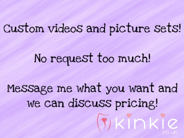 Custom Picture Sets Or Videos!