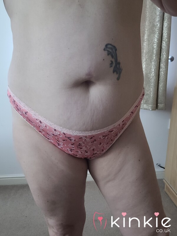 Cute Pink Flower Thong