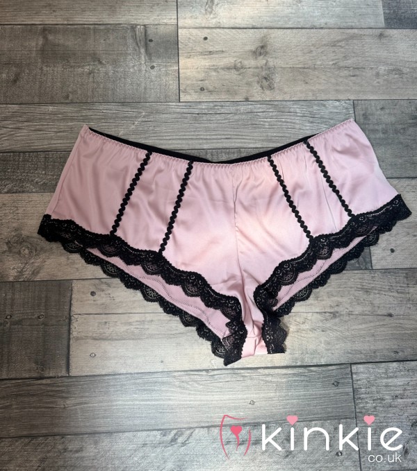 💦DIRTY PINK SATIN KNICKERS💦c*m TASTE MY JUICY Pu**y