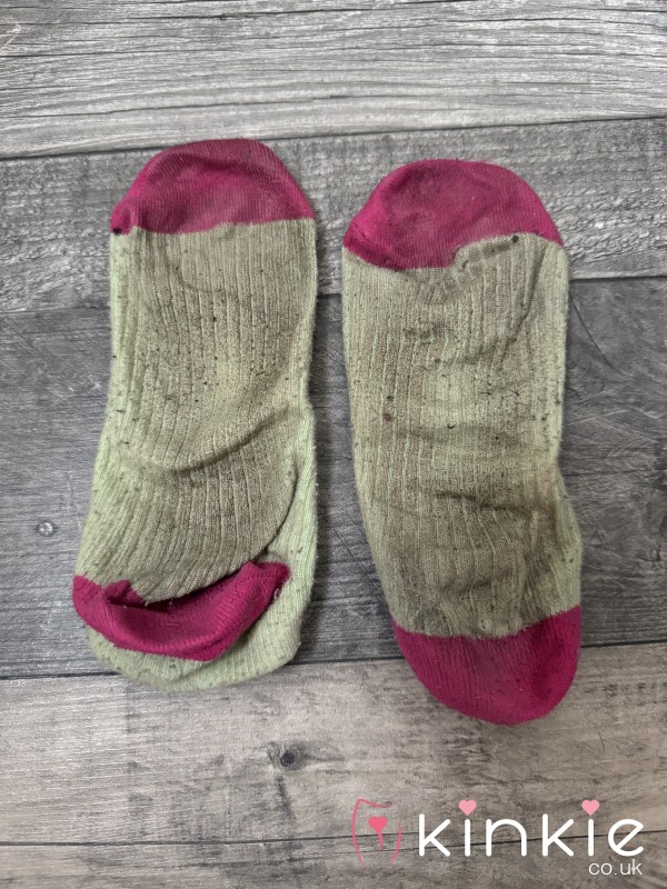 DIRTY STINKY 14 DAY WEAR TRAINER SOCKS 😈VAC SEALED