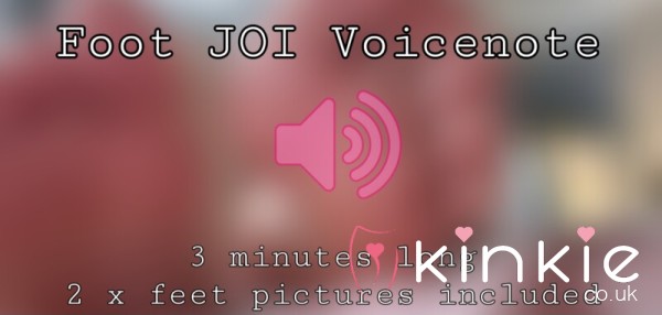 Foot Joi Voicenote