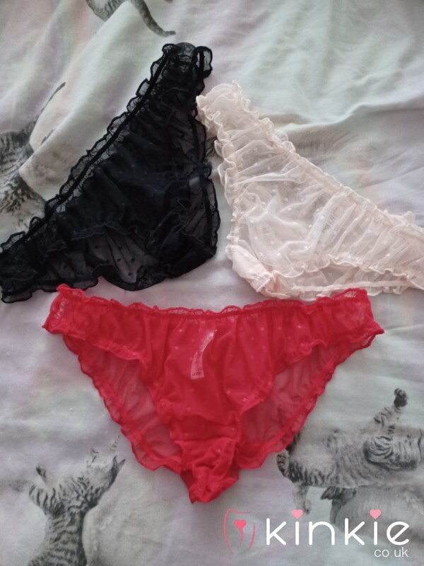 Frilly, Lacey Cute See Through Panties (24hr+)