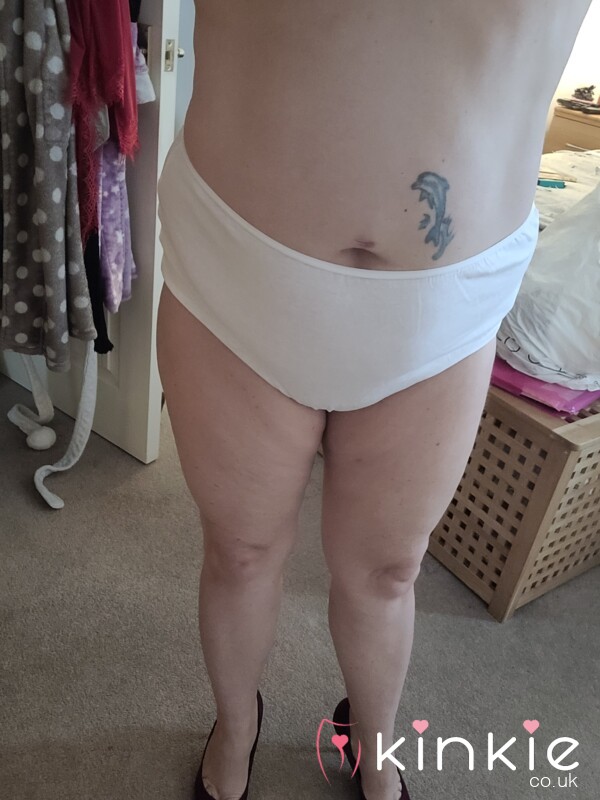 Full B*m Cotton White Knickers