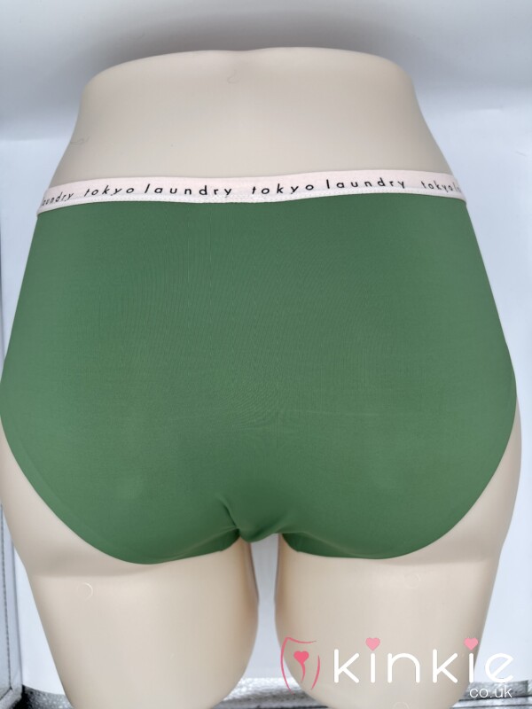 Green Satin Tokyo Laundry Panties