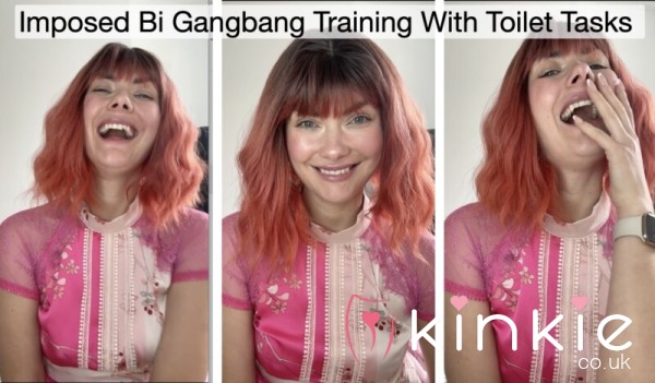 Imposed Bi Gangbang Training With Toilet Tasks