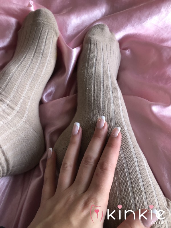 Kinkie’s Top Seller 🌹 Smelly Nude Socks 🧦