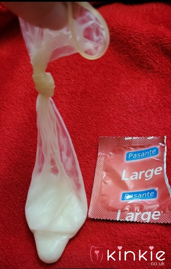 LARGE USED ALPHA CONDOMS FOR CUCKS AND THE C*m HUNGRY