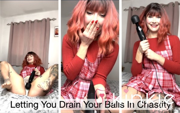 Letting You Drain Your Balls In Chast*ty