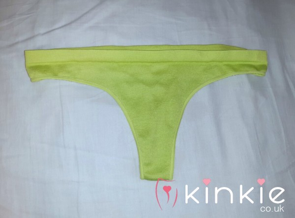 Lime Green Cotton Thong