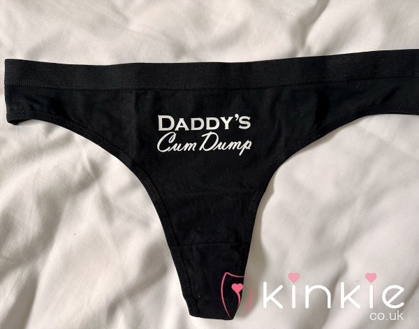 My Black Daddy’s C*m Dump 💦 Thong 😻 48 Hours Worn