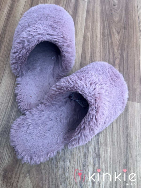 My Fluffy Pink Slippers Have Not Been Washed In Months.payment Plus Postage