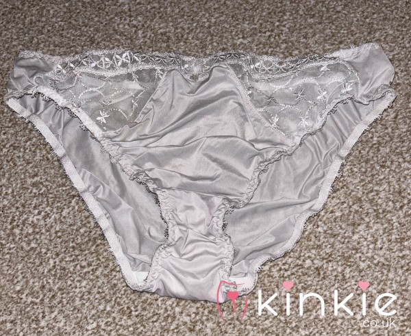 My Grey Off White Nylon Knickers