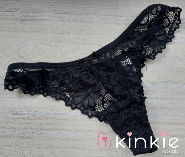 My S**y Black Lace Thong - Special Price