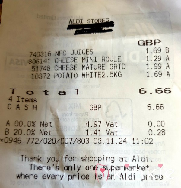 Best Reimburse Goddess' Grocery Receipt Ever 😈 😄