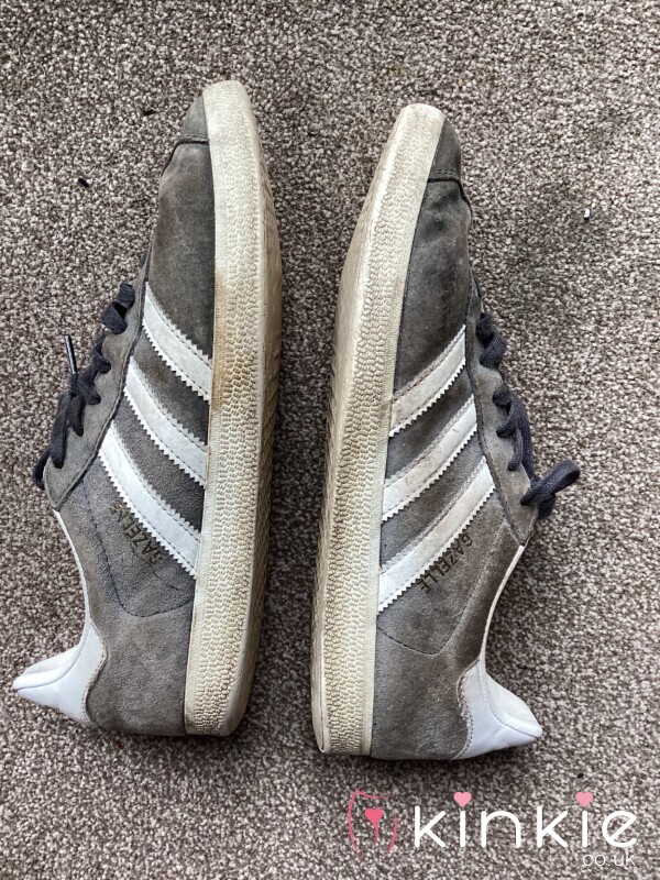 Old Worn Out Adidas Bloomfield Trainers