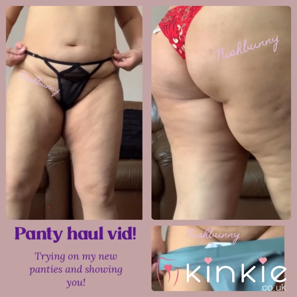 Panty Haul Trying On Video