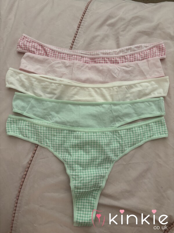 Pastel & Gingham Cotton Thongs