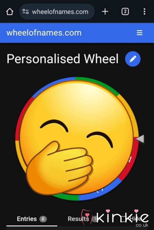 Personalised Humiliation Wheel