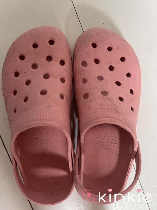 Pink Croc Style Shoes