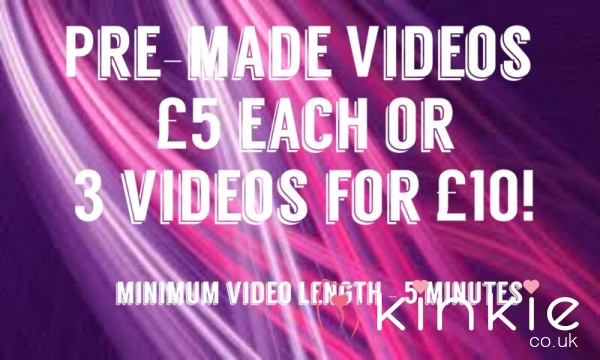 Pre-made Videos, £5 Each Or 3 For £10!!