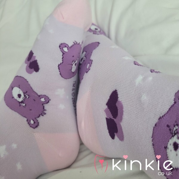 Purple Carebear Socks