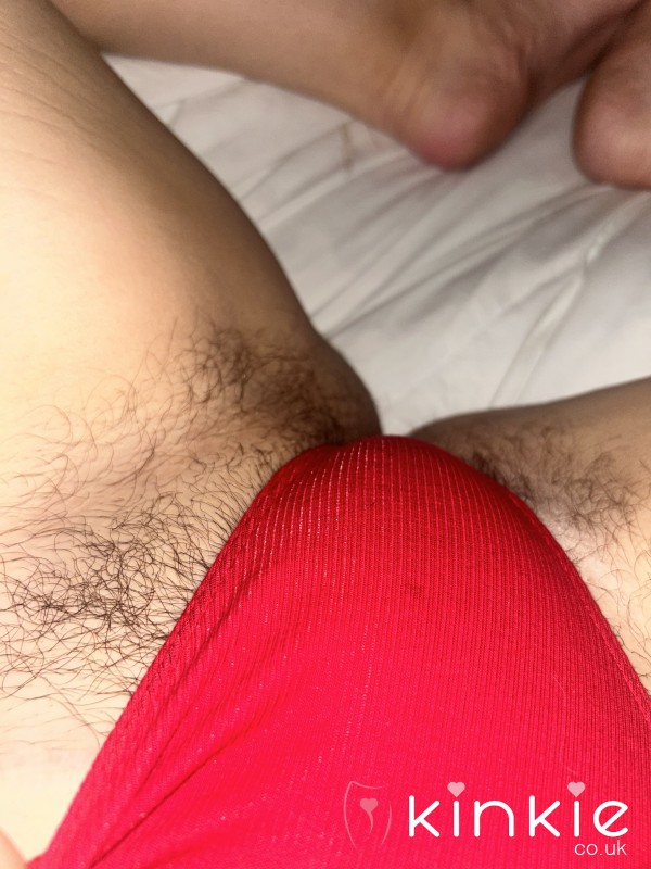 Red Ribbed Cotton Thong