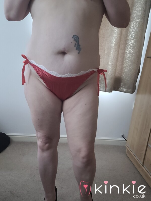 Red Satin Knickers