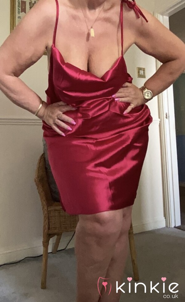 Red Silk Chemise