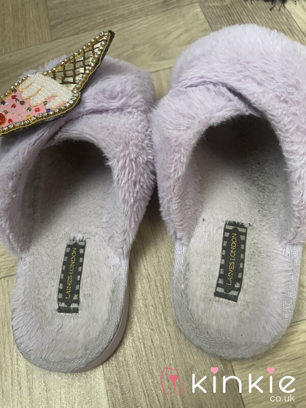 🌟 REDUCED!! 🌟 My Size 3 Worn And Used Tatty Old Slippers