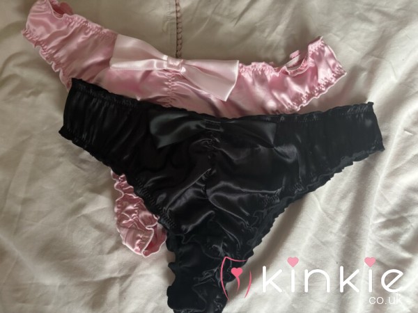 Ruched Satin Panties