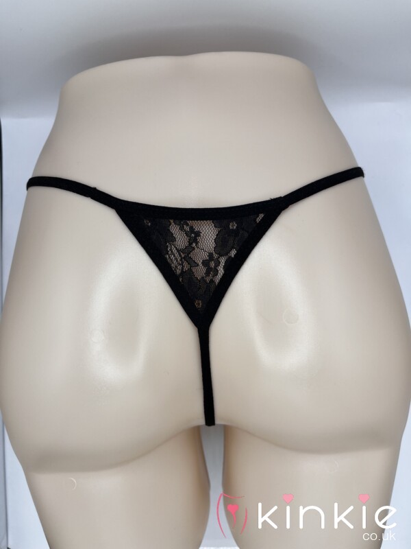 S**y Lace Black G-String