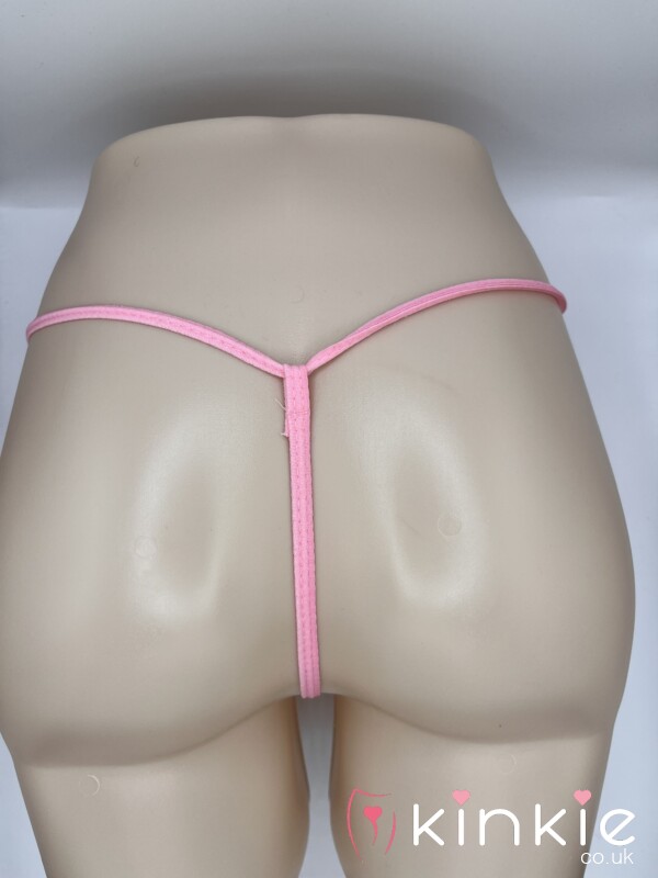 S**y Pink Satin G-String