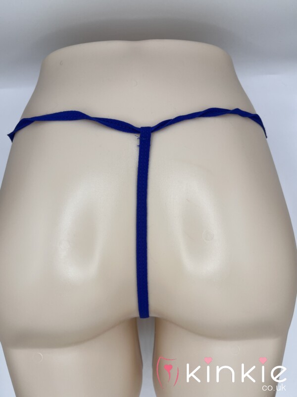 S**y Royal Blue Satin G-String