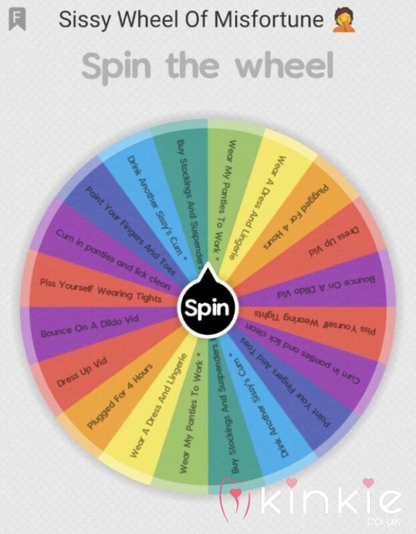 Sissy Wheel Of Misfortune 🤦‍♀️ Only £5 Per Spin!