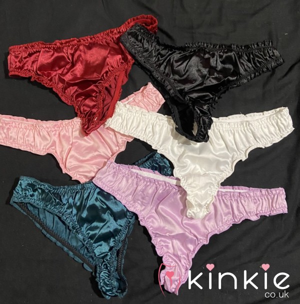 Soft Satin Thongs