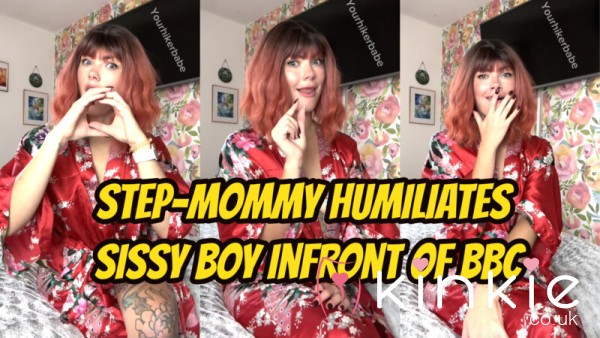 Step-Mommy Humiliates Sissy Baby Infront Of BBC