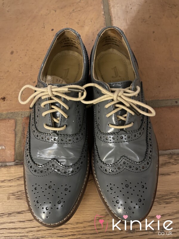 Well Worn Patent Brogues, Slippy Sweaty Soles