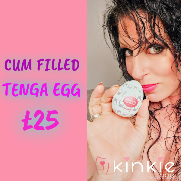 C*m Filled Tenga Eggs For Sale !! - I Will Be Covering My Favourite S** Toy With Your Own Tenga And I Will Be Playing With It Inside My Pu**y