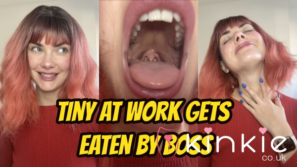 Tiny At Work Gets Eaten By Boss