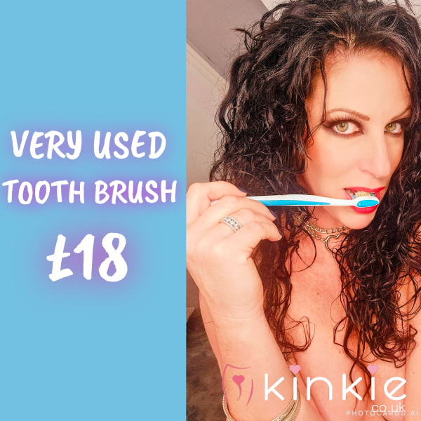 My Toothbrush For Sale - You Can Own Mistress Alex's Used Tooth-brush...Add Any Extras You Require